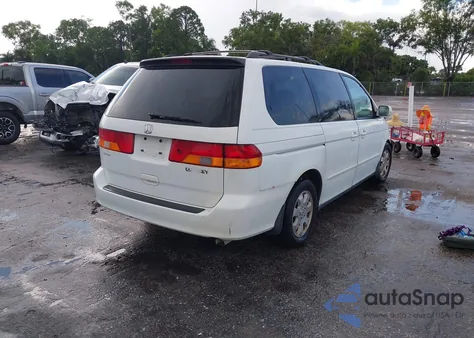 2004 Honda Odyssey Ex-L from USA, damaged, VIN 5FNRL18954B099672